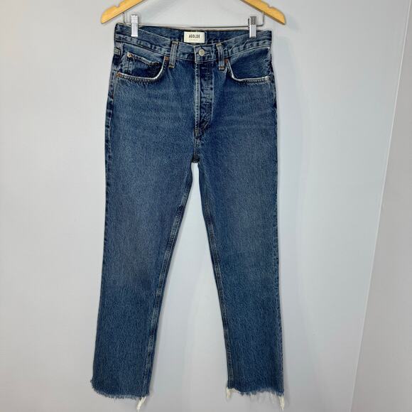 Agolde Relaxed Boot Mid Rise Jean In Sphere Preppy Casual Women's 26 - Picture 1 of 10